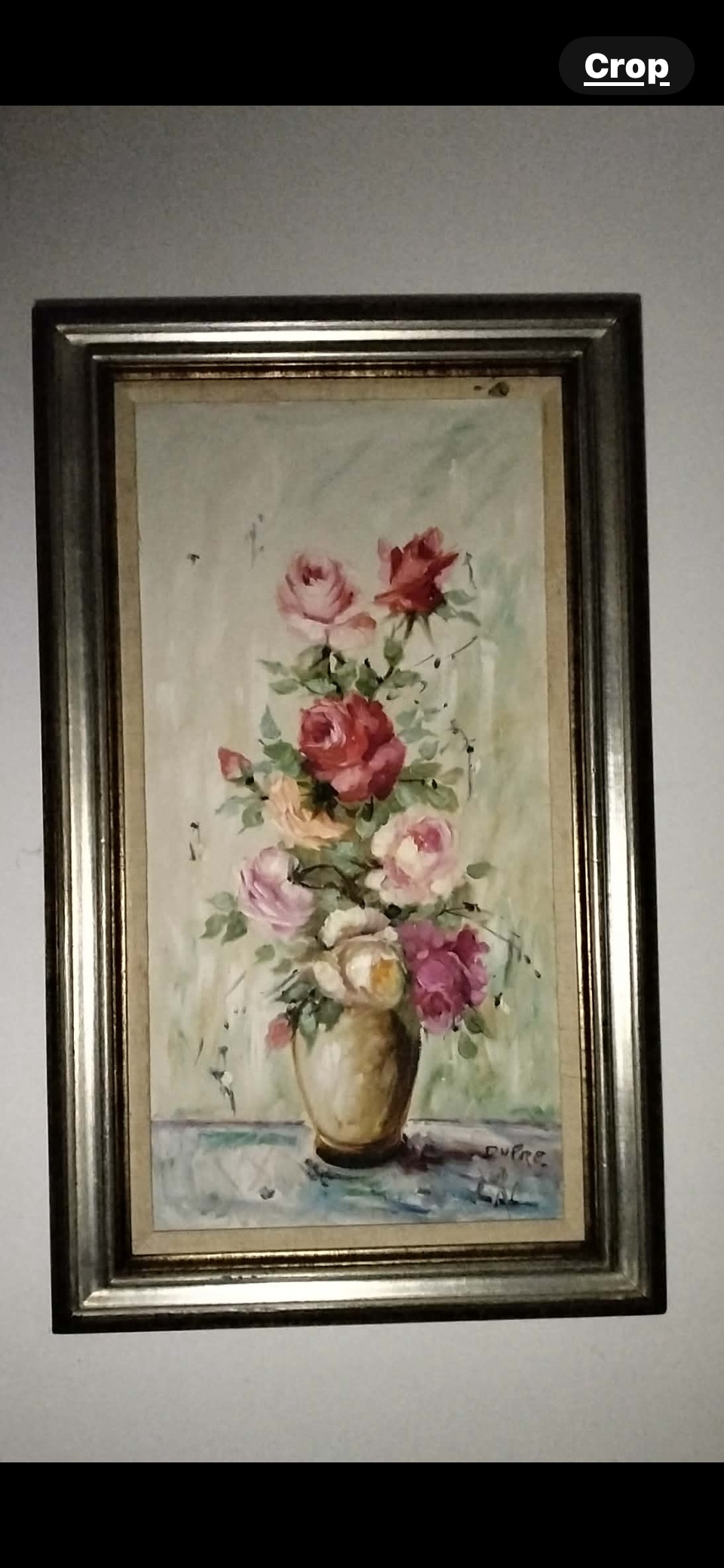Mid-20th Century Decorative Floral Still Life Painting