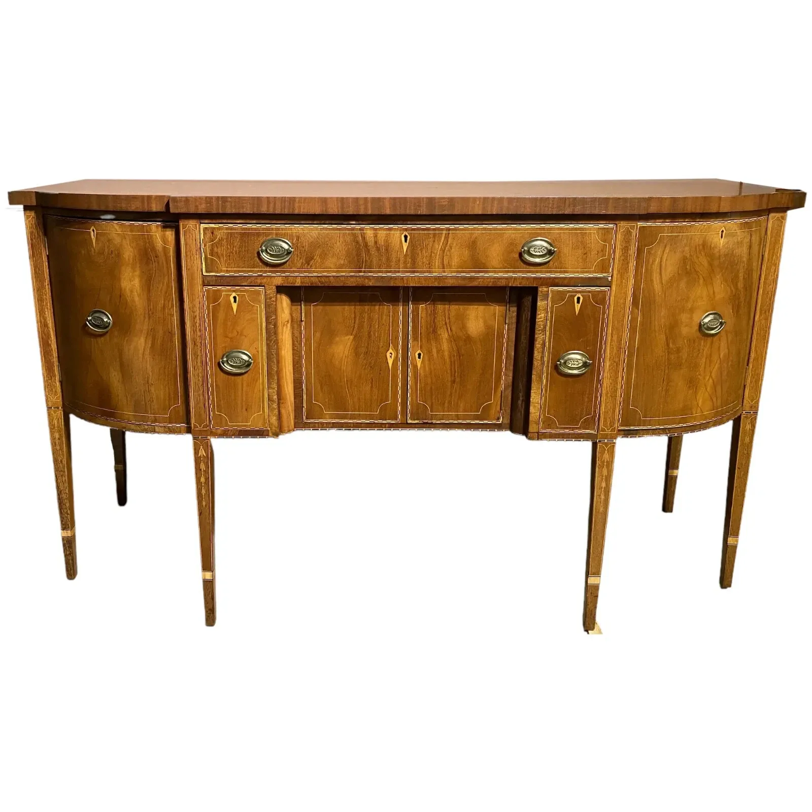 Federal Period Mahogany and Satinwood Inlaid Sideboard