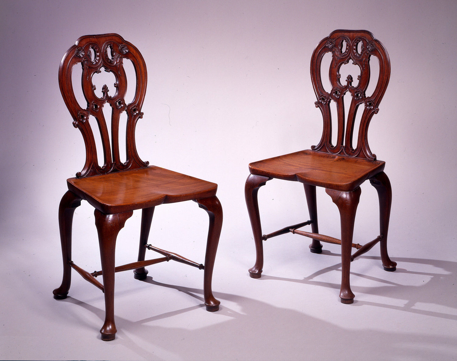Mahogany Hall Chairs in the Manner of Mayhew and Ince (pair) thumbnail 6