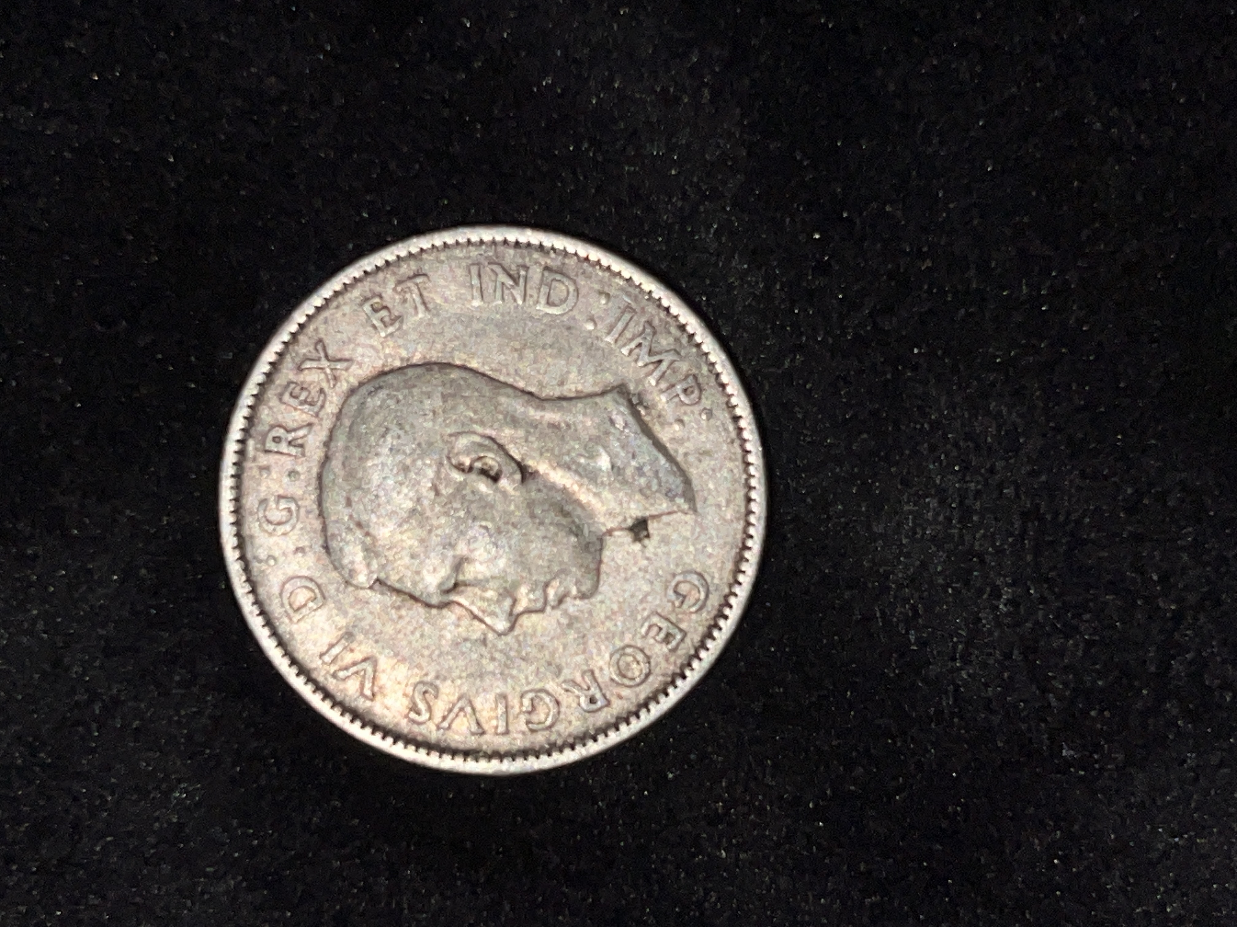 British George VI Silver Coin