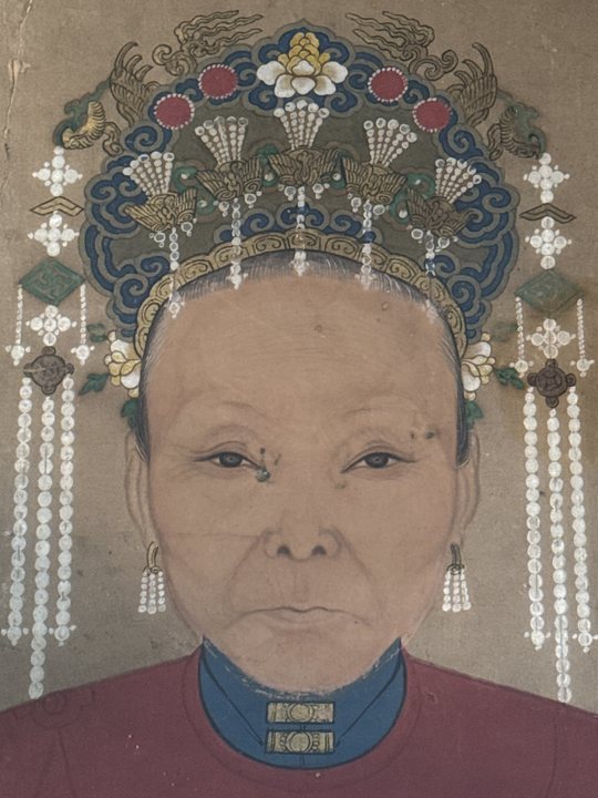 Chinese Ancestor Portrait of a Noblewoman