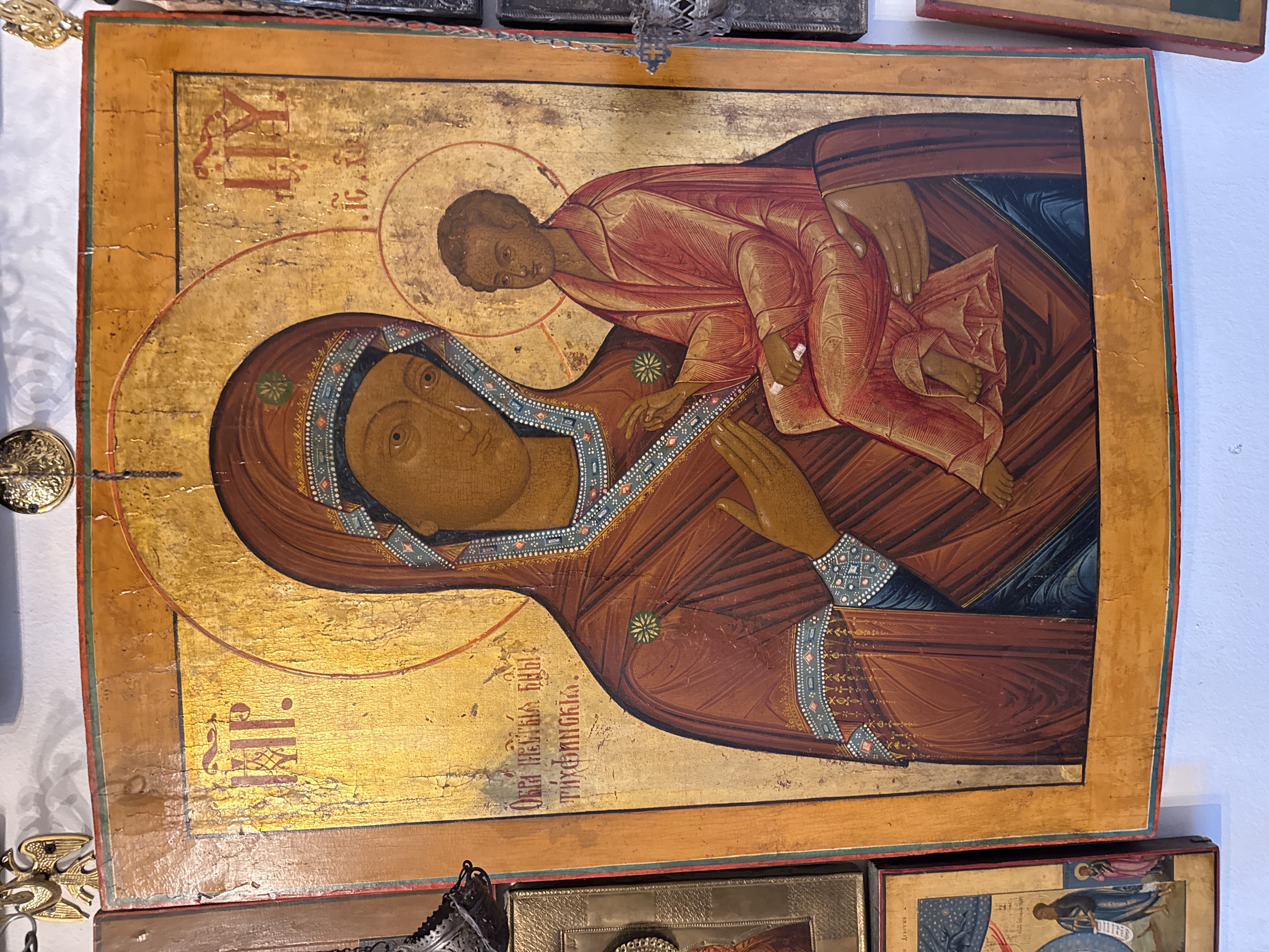 Russian Orthodox Icon of the Virgin and Child