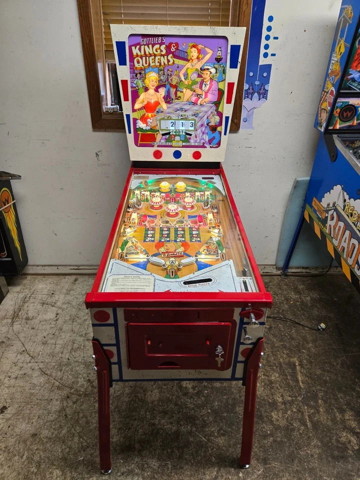 1965 Gottlieb KINGS & QUEENS Pinball Machine thumbnail 8