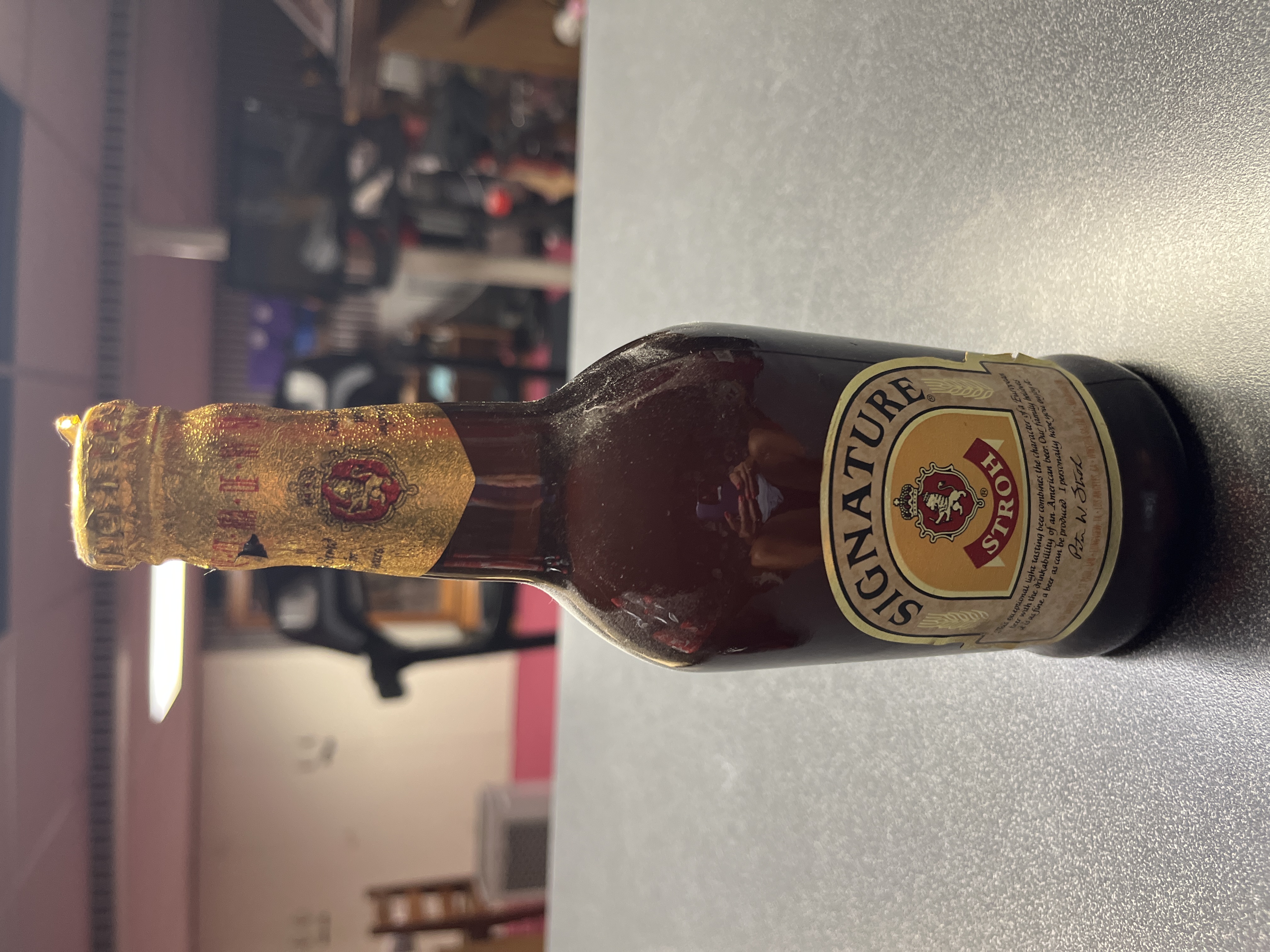Stroh Signature Beer Bottle