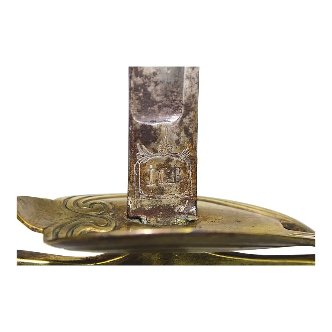 European Neoclassical Period Brass Hilt Smallsword thumbnail 4