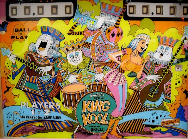Collection of Four Vintage Pinball Machine Backglasses thumbnail 4