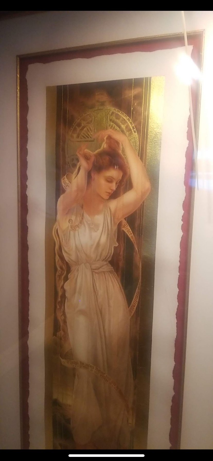 Art Nouveau Style Portrait Print
