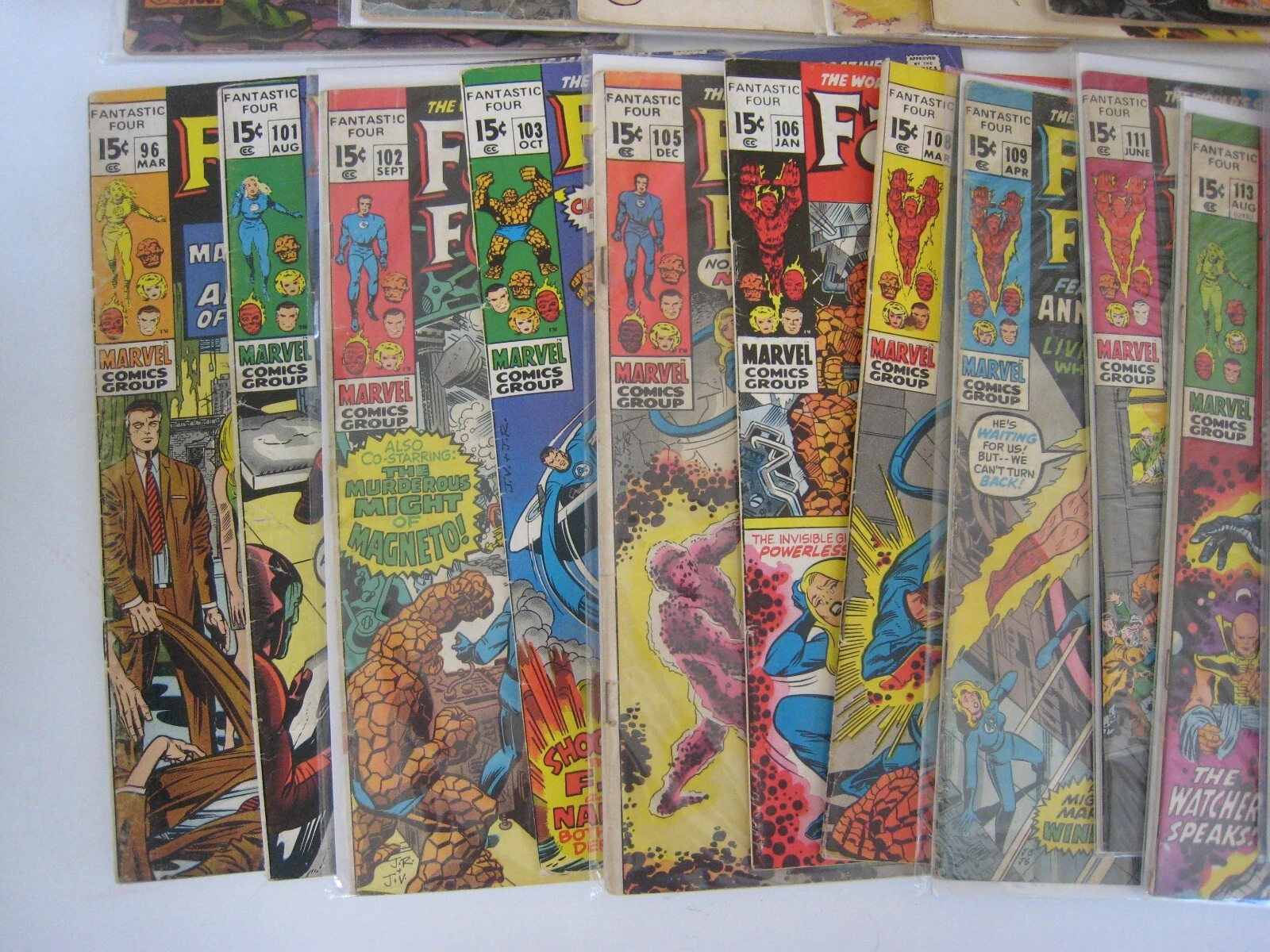 Collection of Silver and Bronze Age Fantastic Four Comic Books thumbnail 2