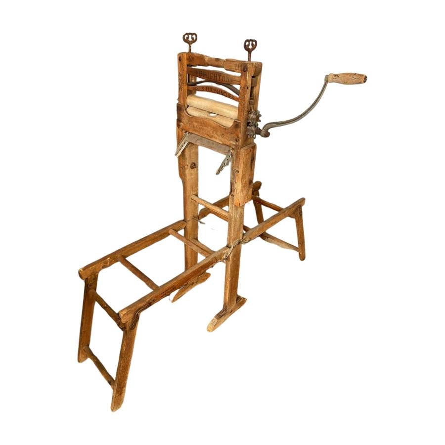 Victorian Wooden Clothes Wringer