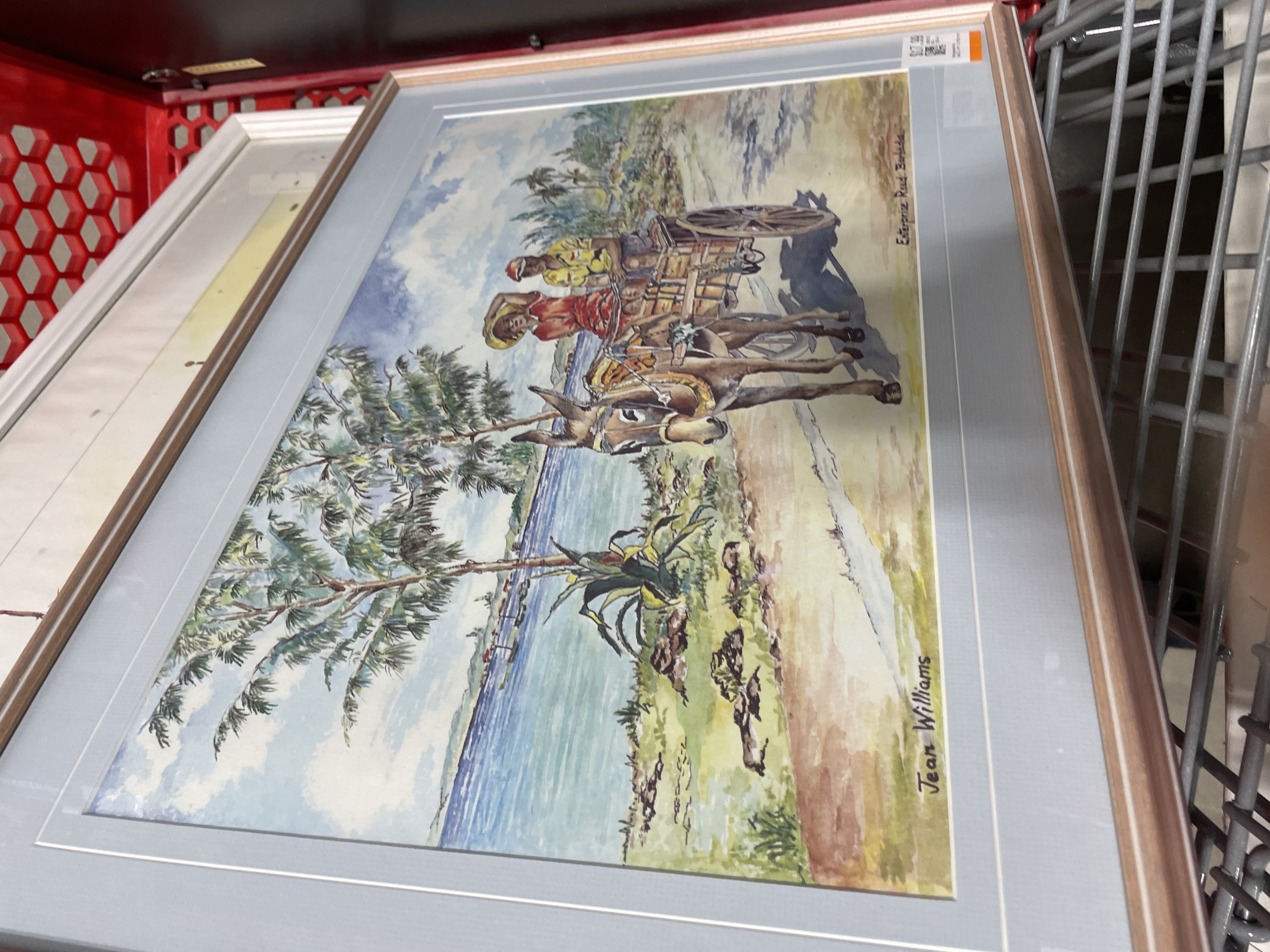 Jean Williams Tropical Scene Print