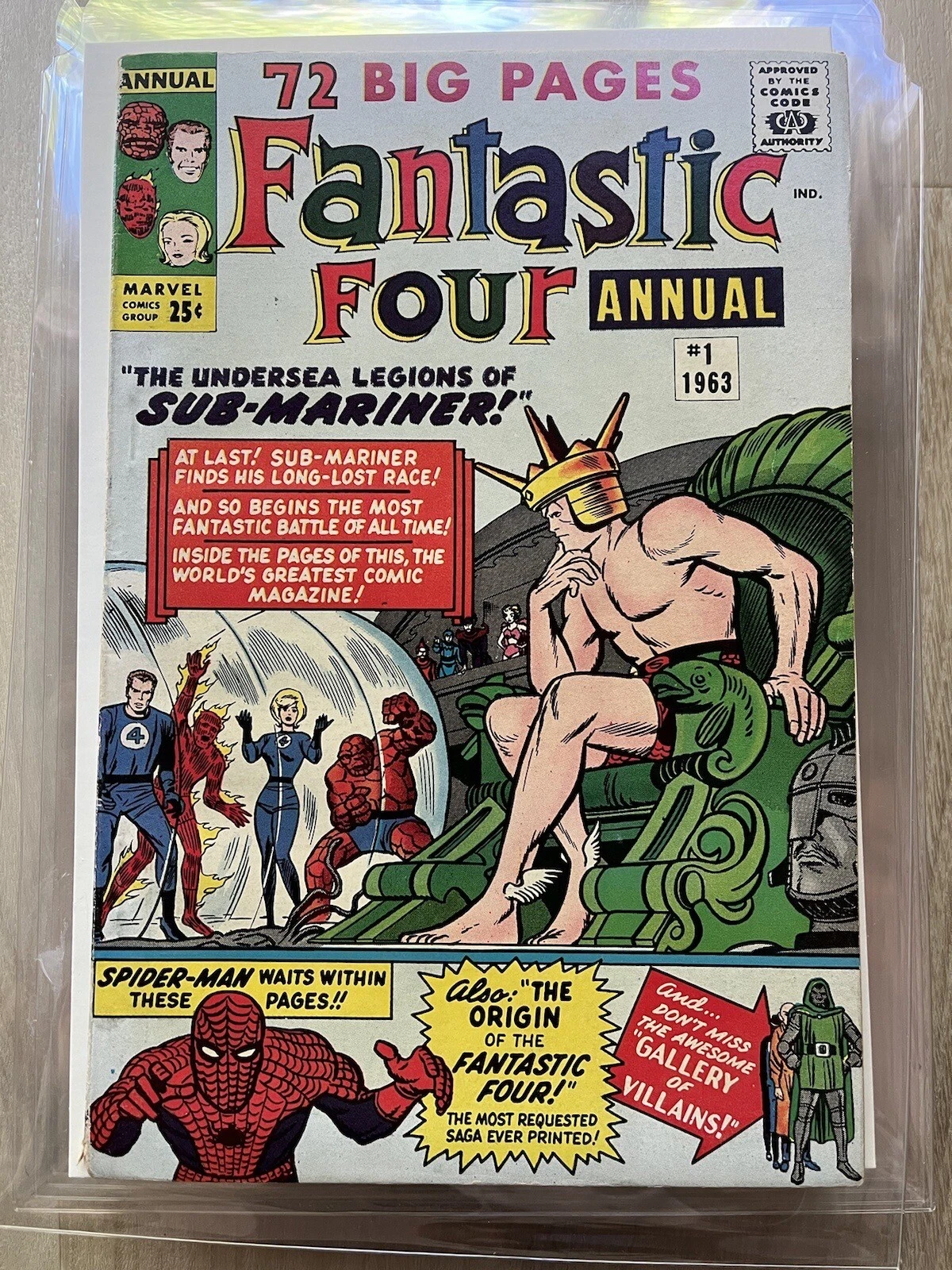 Silver Age Marvel Fantastic Four Annual and Special Comic Book Group thumbnail 2
