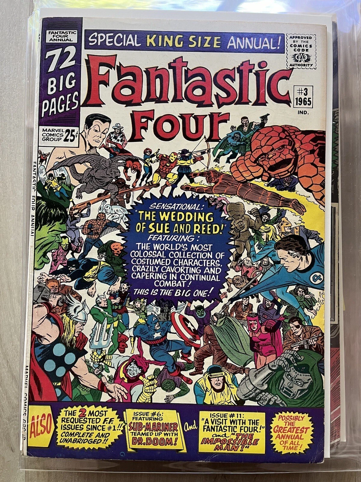 Silver Age Marvel Fantastic Four Annual and Special Comic Book Group thumbnail 10