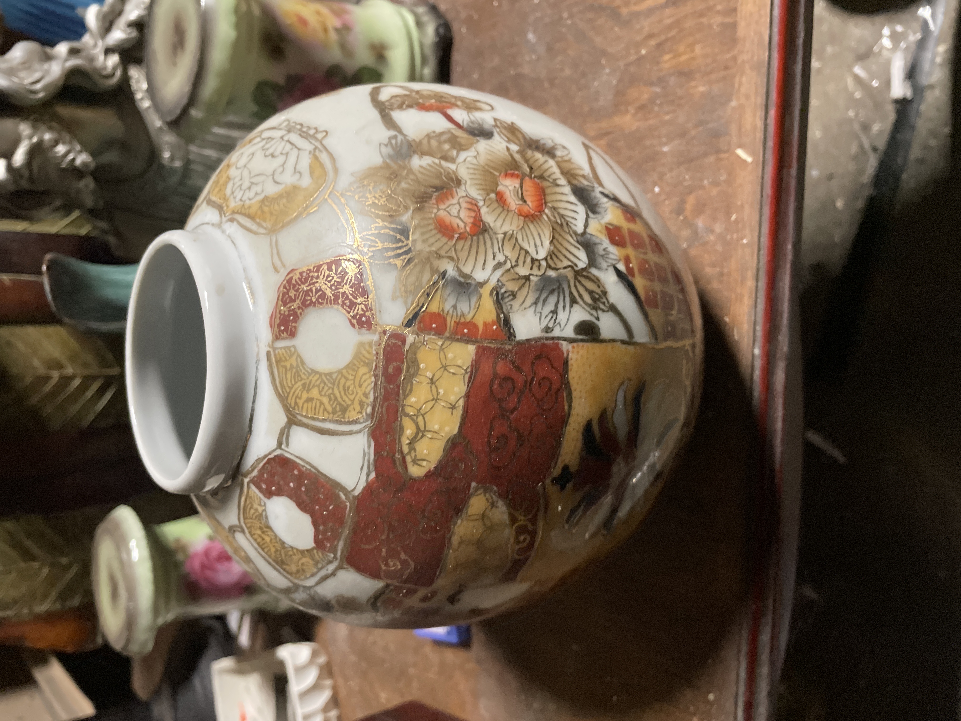 Japanese Satsuma Pottery Vase