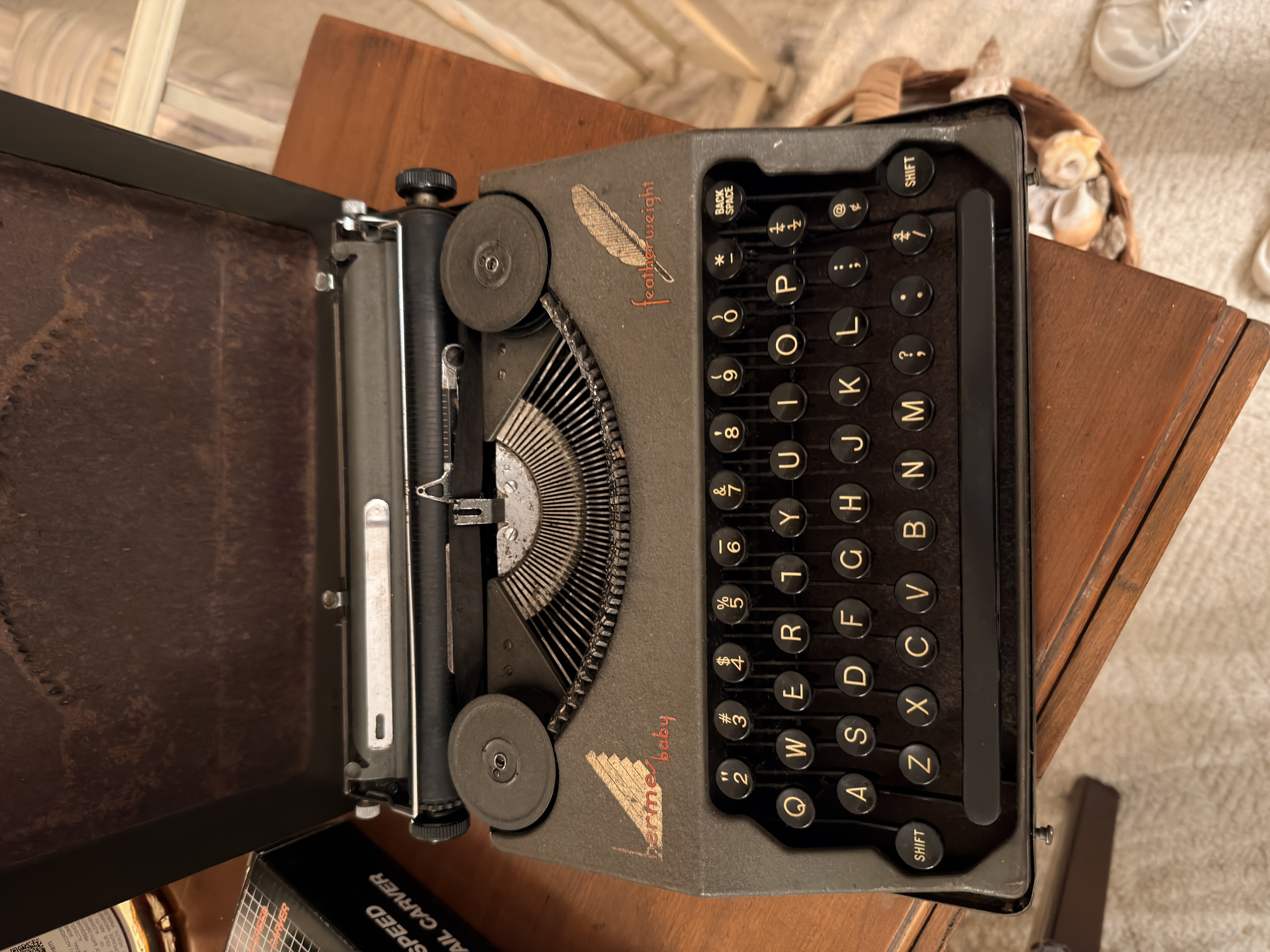 Hermes Baby Featherweight Typewriter