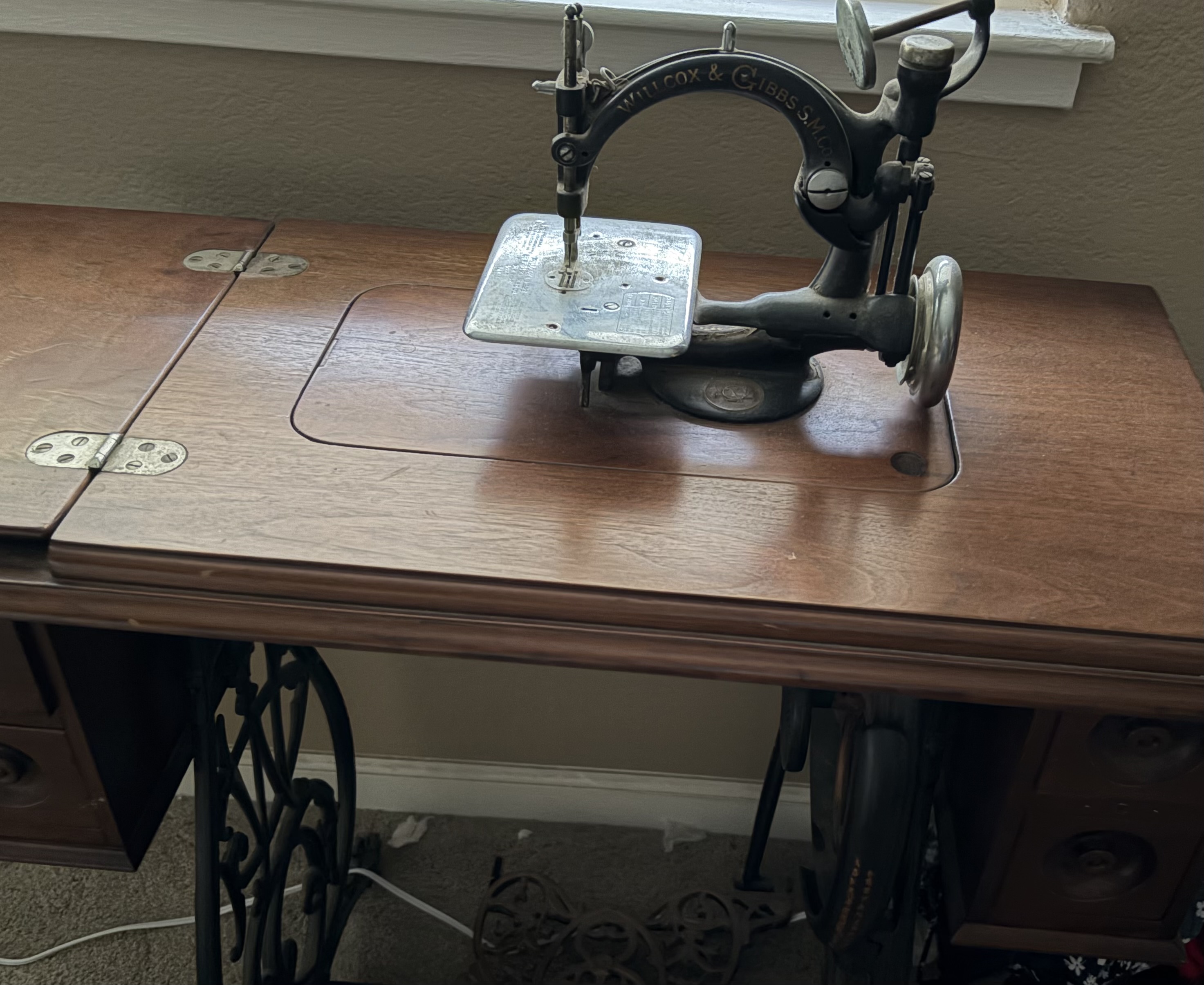 Wilcox & Gibbs Industrial Treadle Sewing Machine