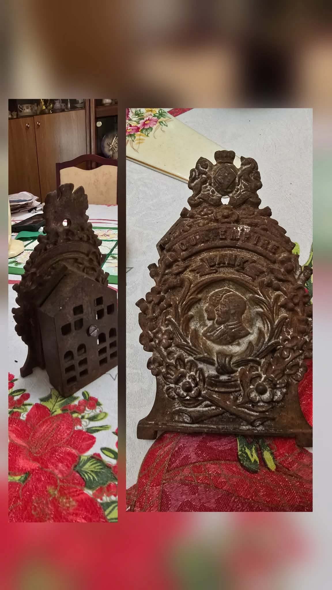 Victorian Cast Iron Still Bank