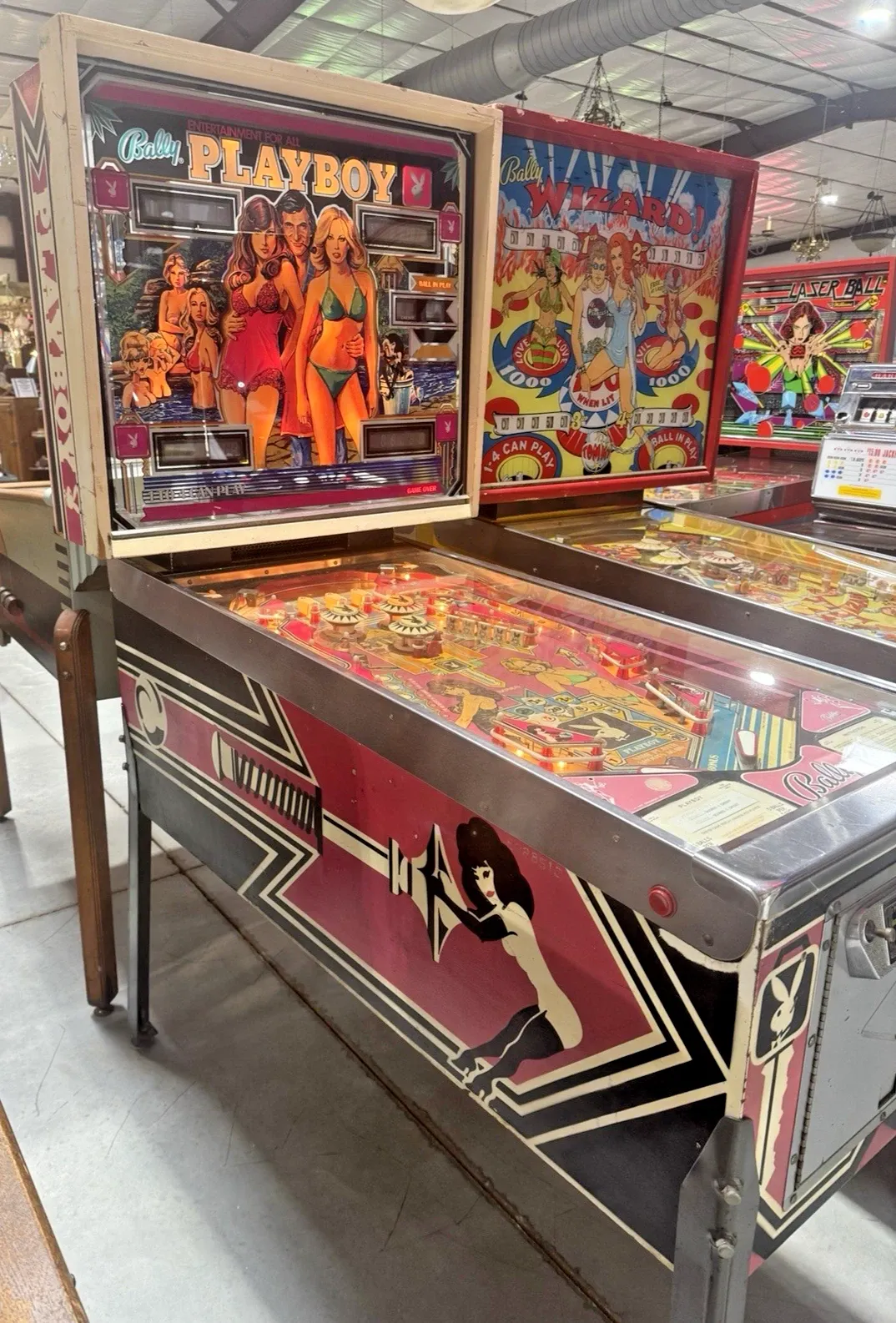 American Late 1970s Bally Playboy Solid-State Pinball Machine thumbnail 2
