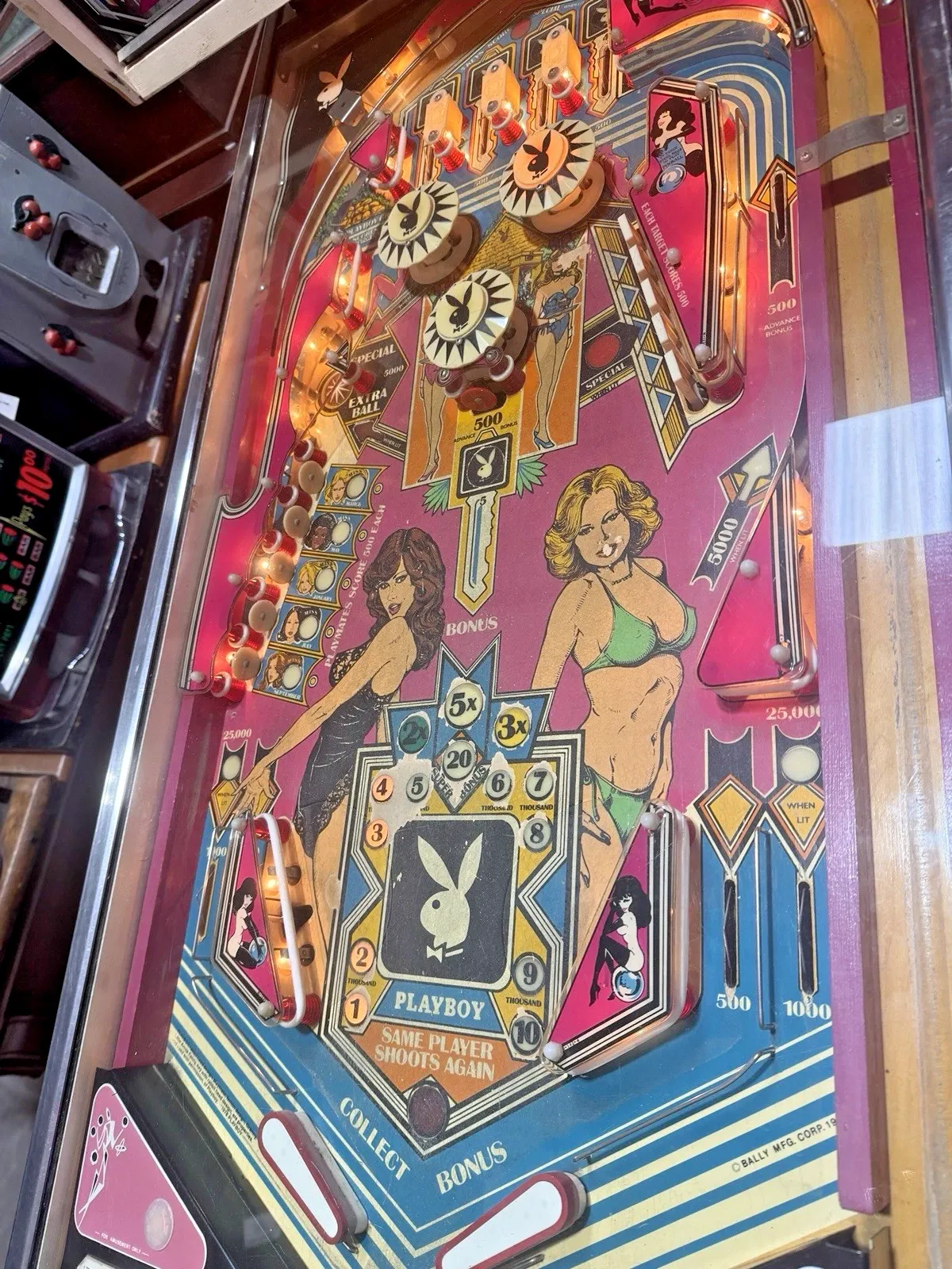 American Late 1970s Bally Playboy Solid-State Pinball Machine thumbnail 4