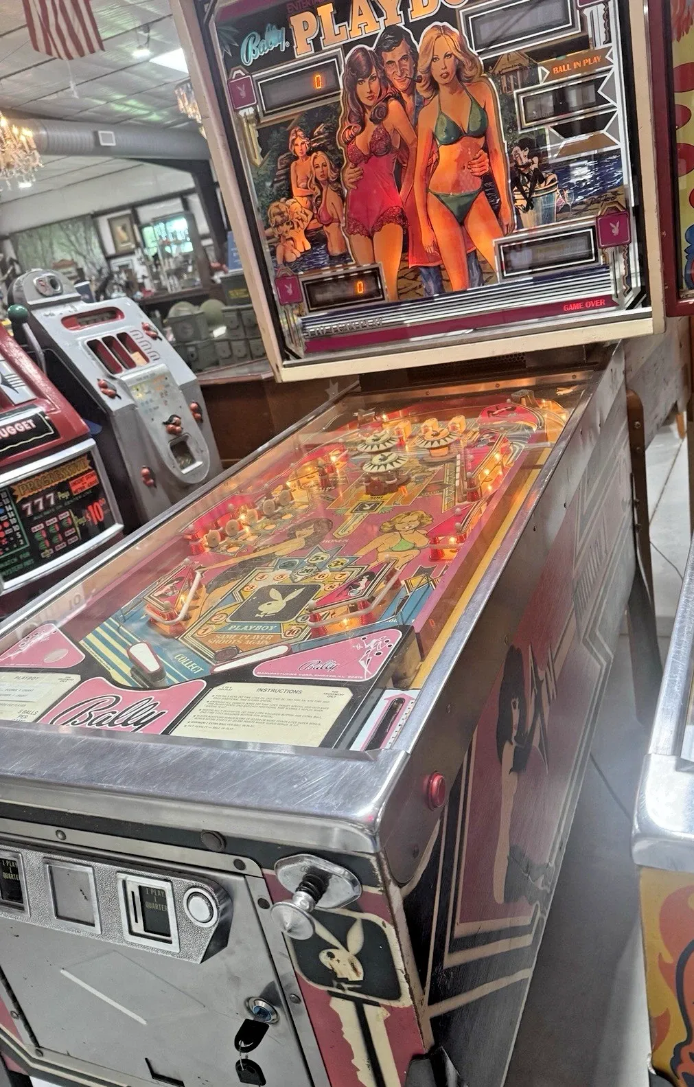 American Late 1970s Bally Playboy Solid-State Pinball Machine thumbnail 5