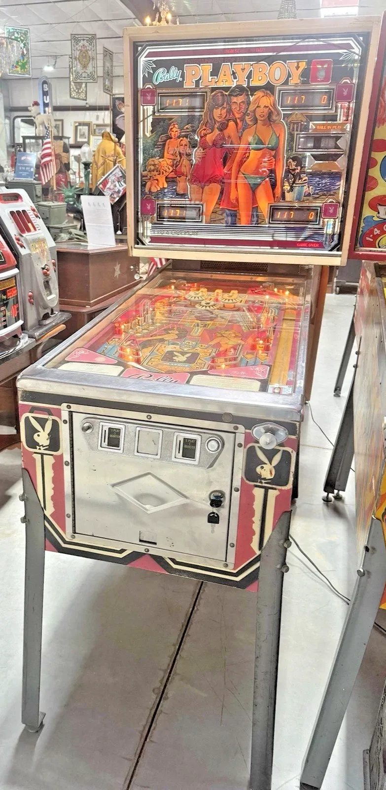 American Late 1970s Bally Playboy Solid-State Pinball Machine thumbnail 6
