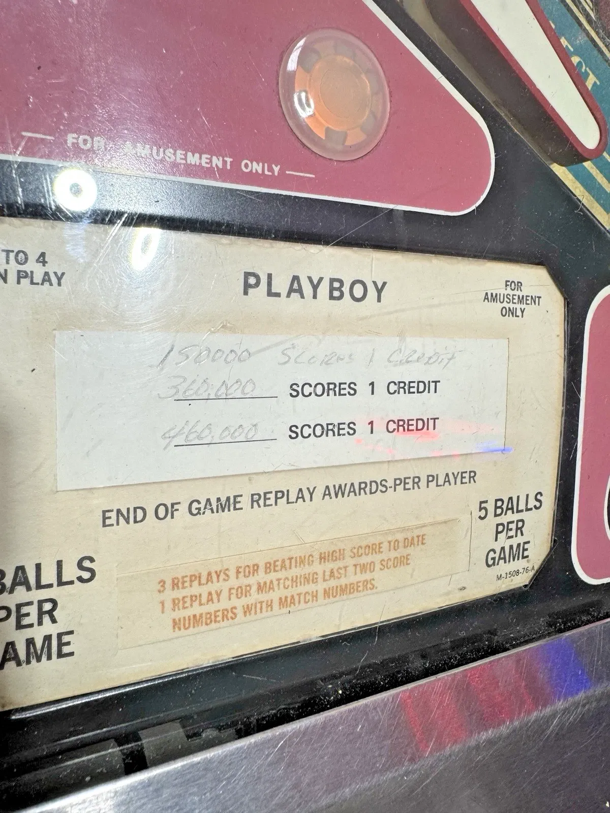 American Late 1970s Bally Playboy Solid-State Pinball Machine thumbnail 9