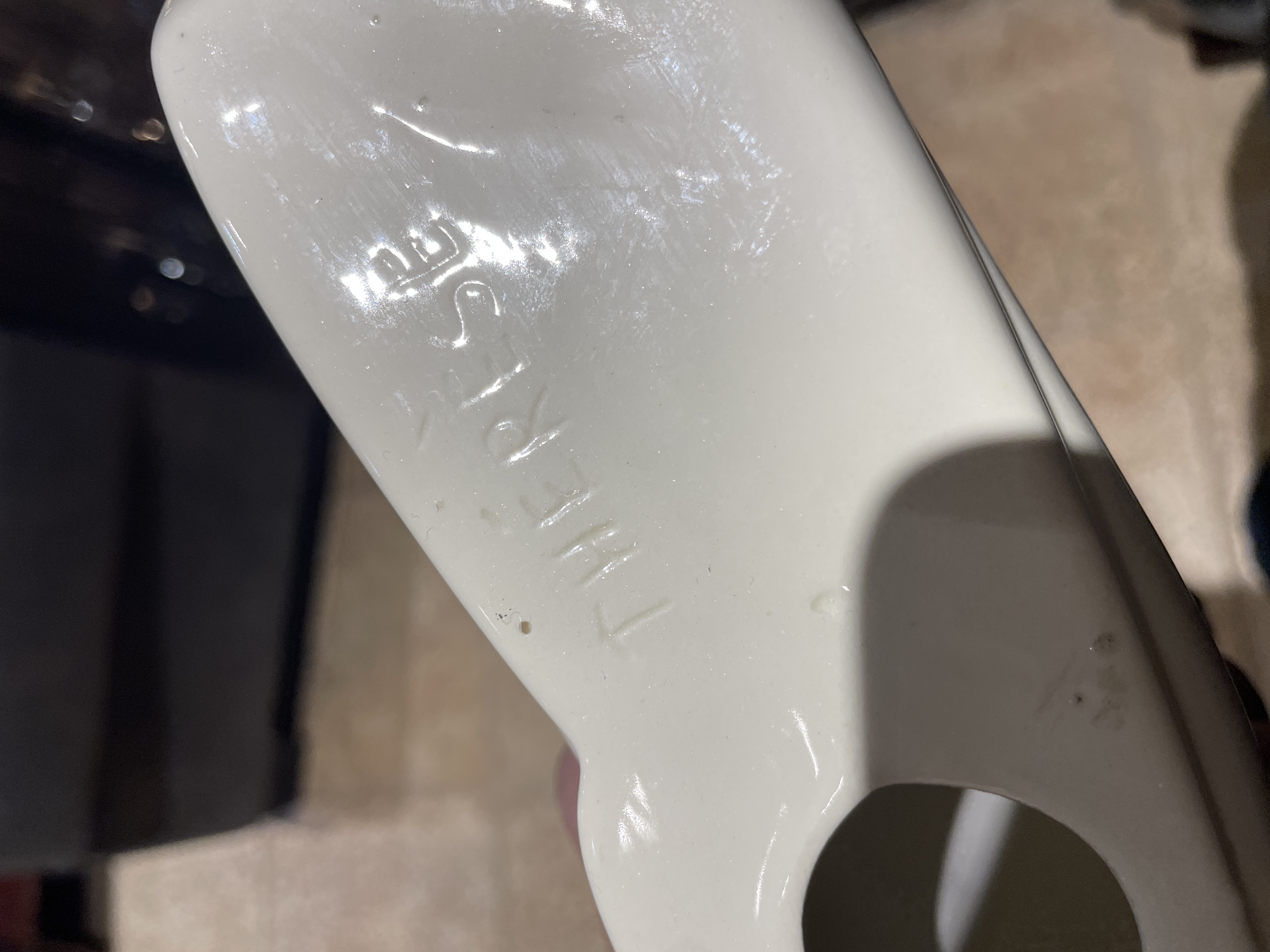 Continental Porcelain Figurine Base Marked 'THERESE'
