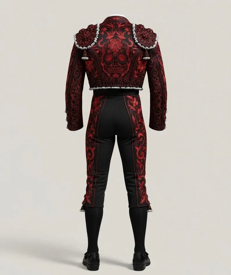 Mexican Charro Style Embroidered Traje de Luces Costume thumbnail 3