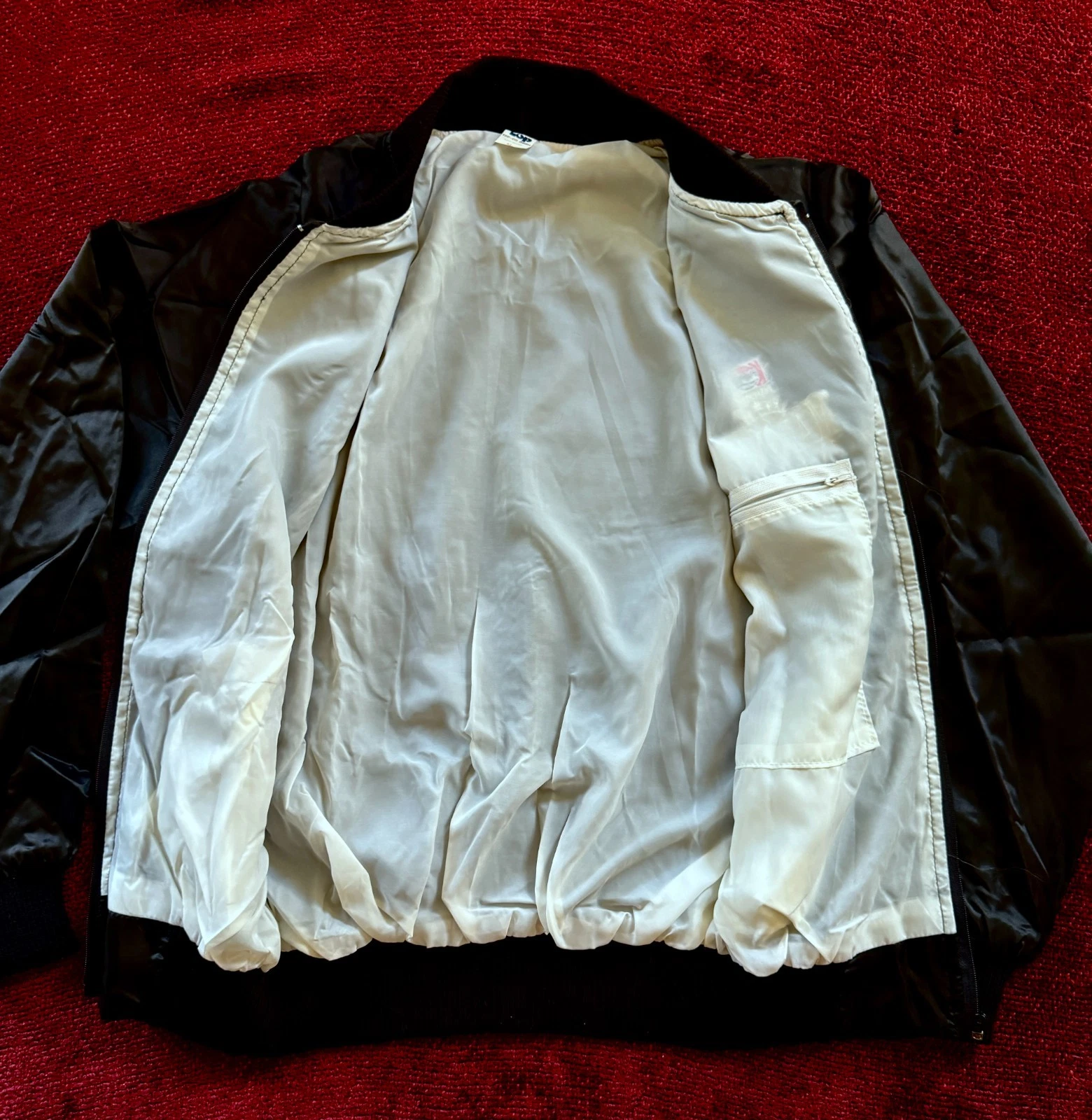 Late 20th Century Madonna 'Like a Prayer' World Tour Promotional Satin Bomber Jacket thumbnail 3