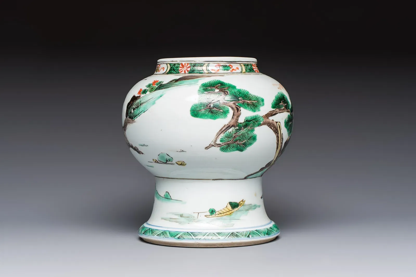 Chinese Famille Verte Porcelain Garden Seat thumbnail 3
