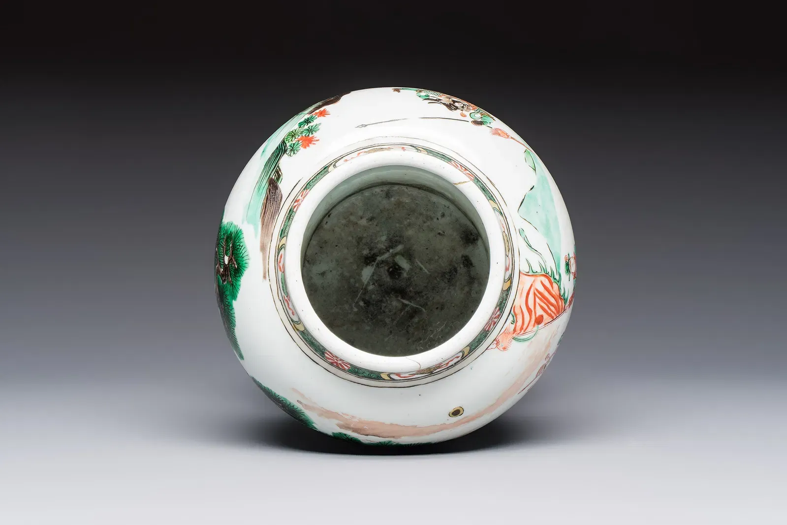 Chinese Famille Verte Porcelain Garden Seat thumbnail 7