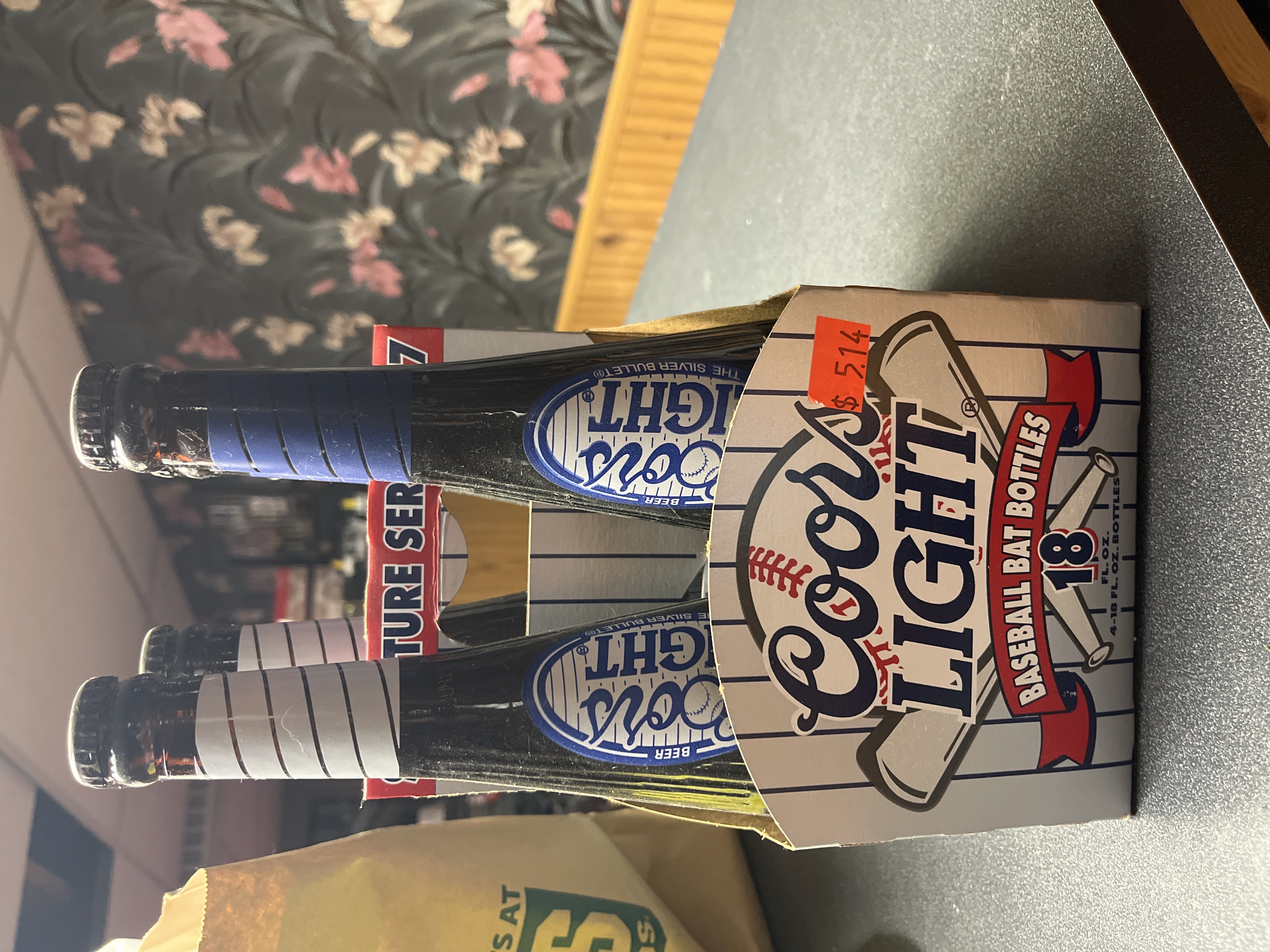 Coors Light Baseball Bat Bottles Beer Pack