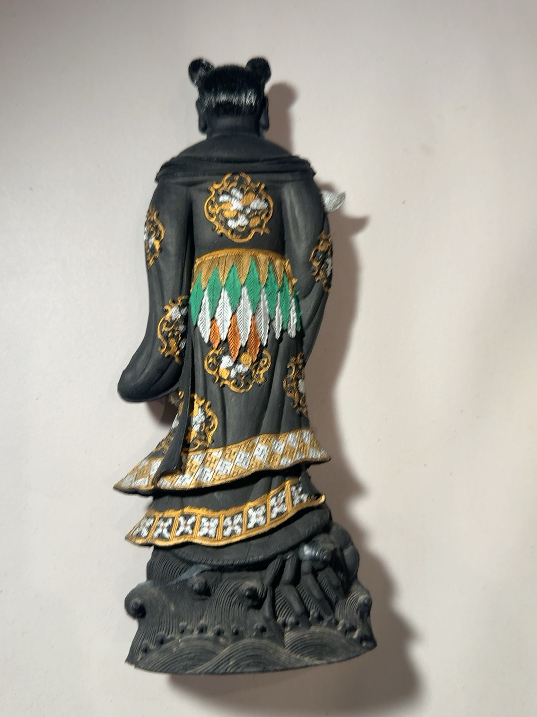 Chinese Style Painted Resin Figure of Zhong Kui thumbnail 5