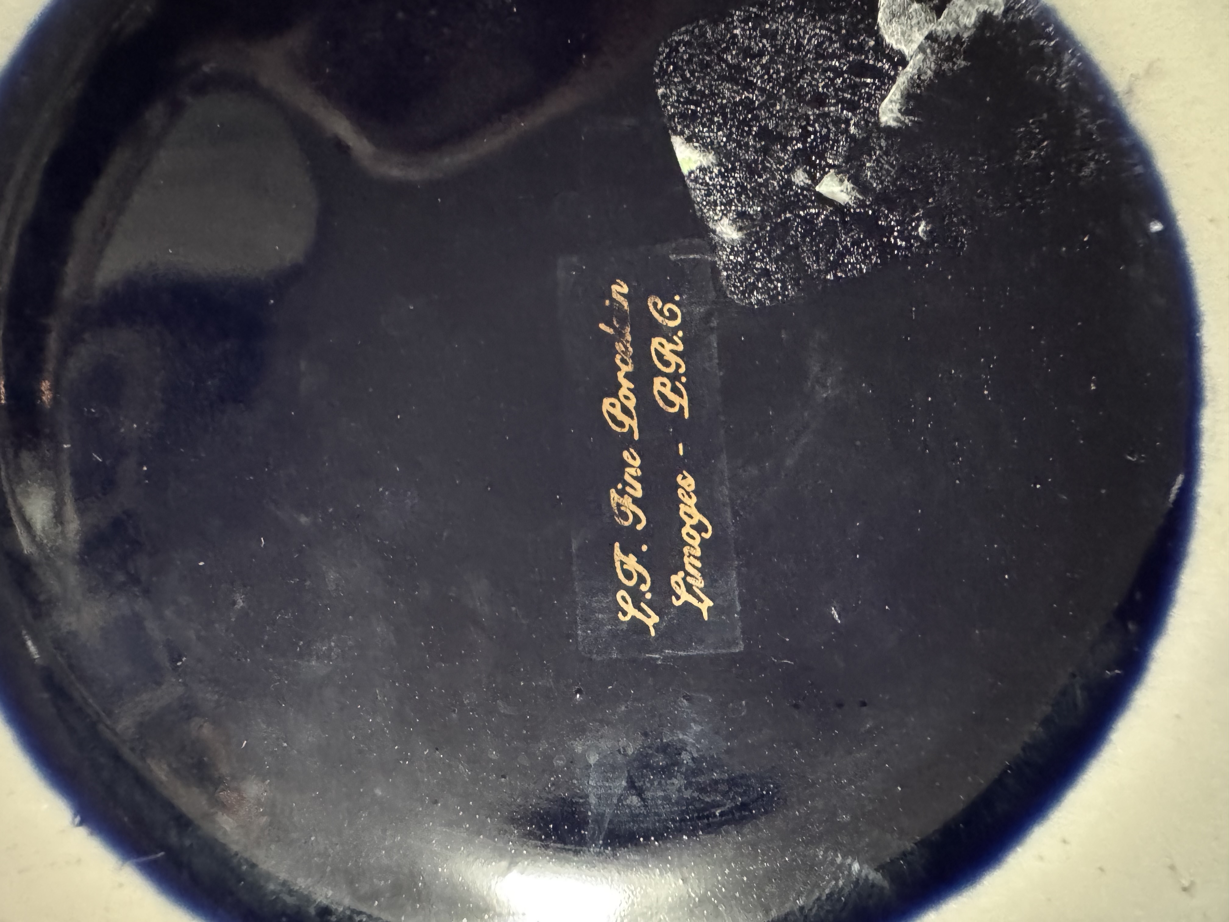 Limoges Style Porcelain Vase thumbnail 2
