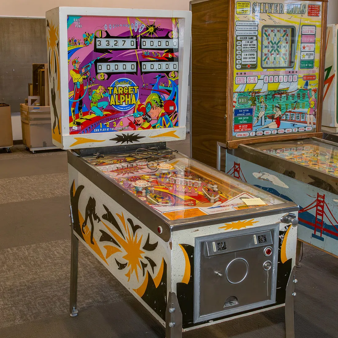 American Electromechanical Pinball Machine, Gottlieb's Target Alpha thumbnail 2