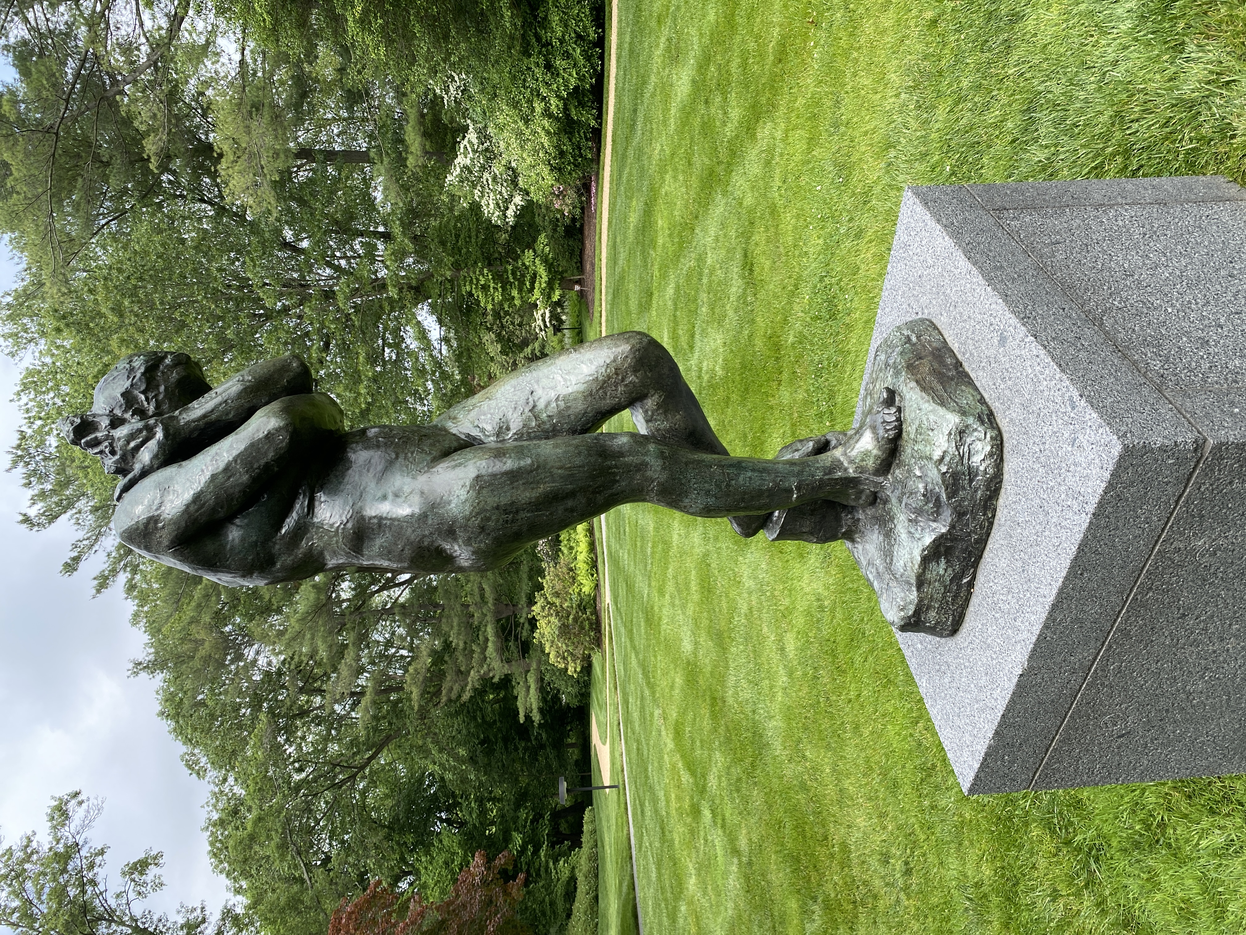 Auguste Rodin Period Bronze Figure 'Eve'
