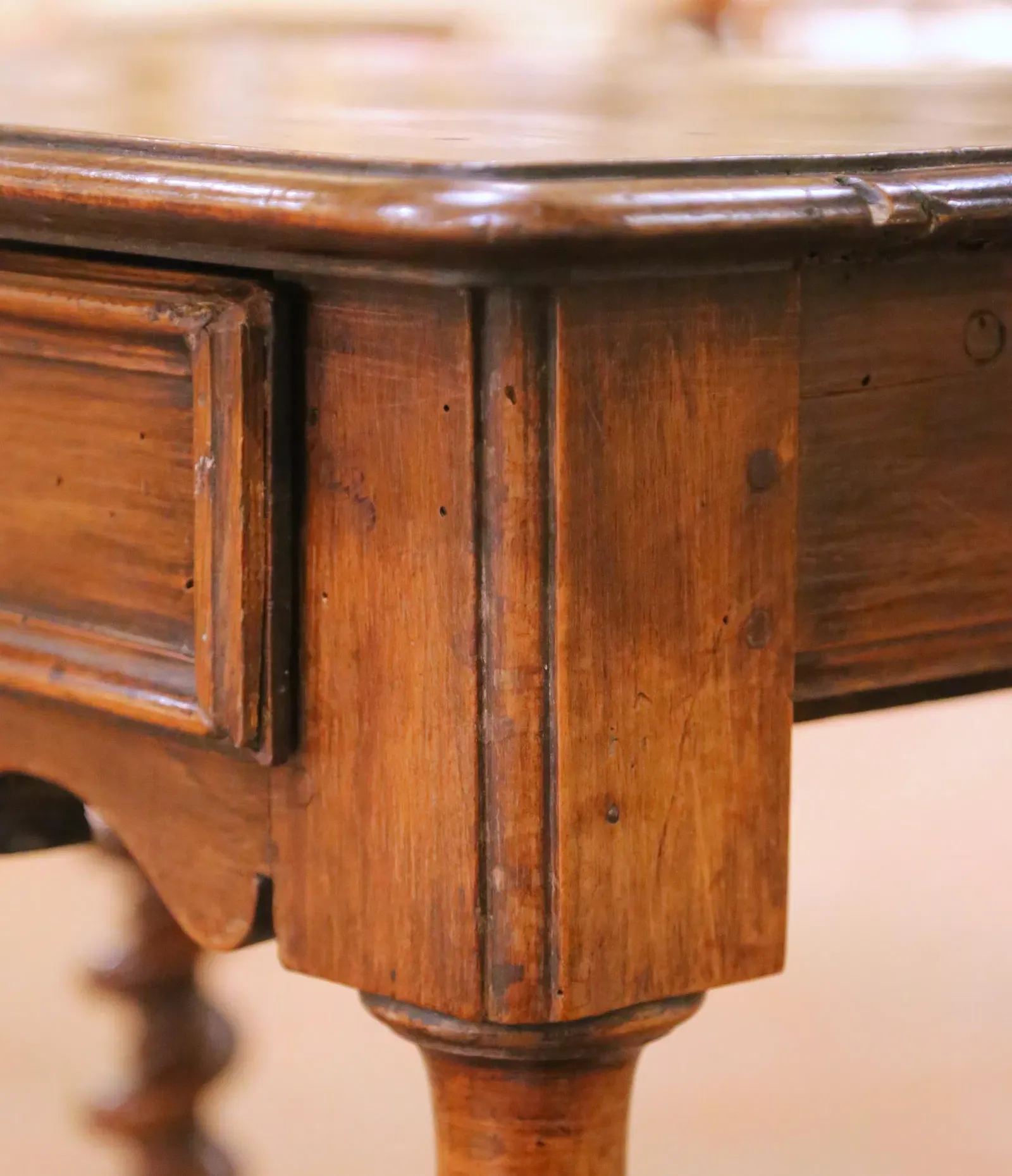 English William and Mary Period Oak Side Table thumbnail 8