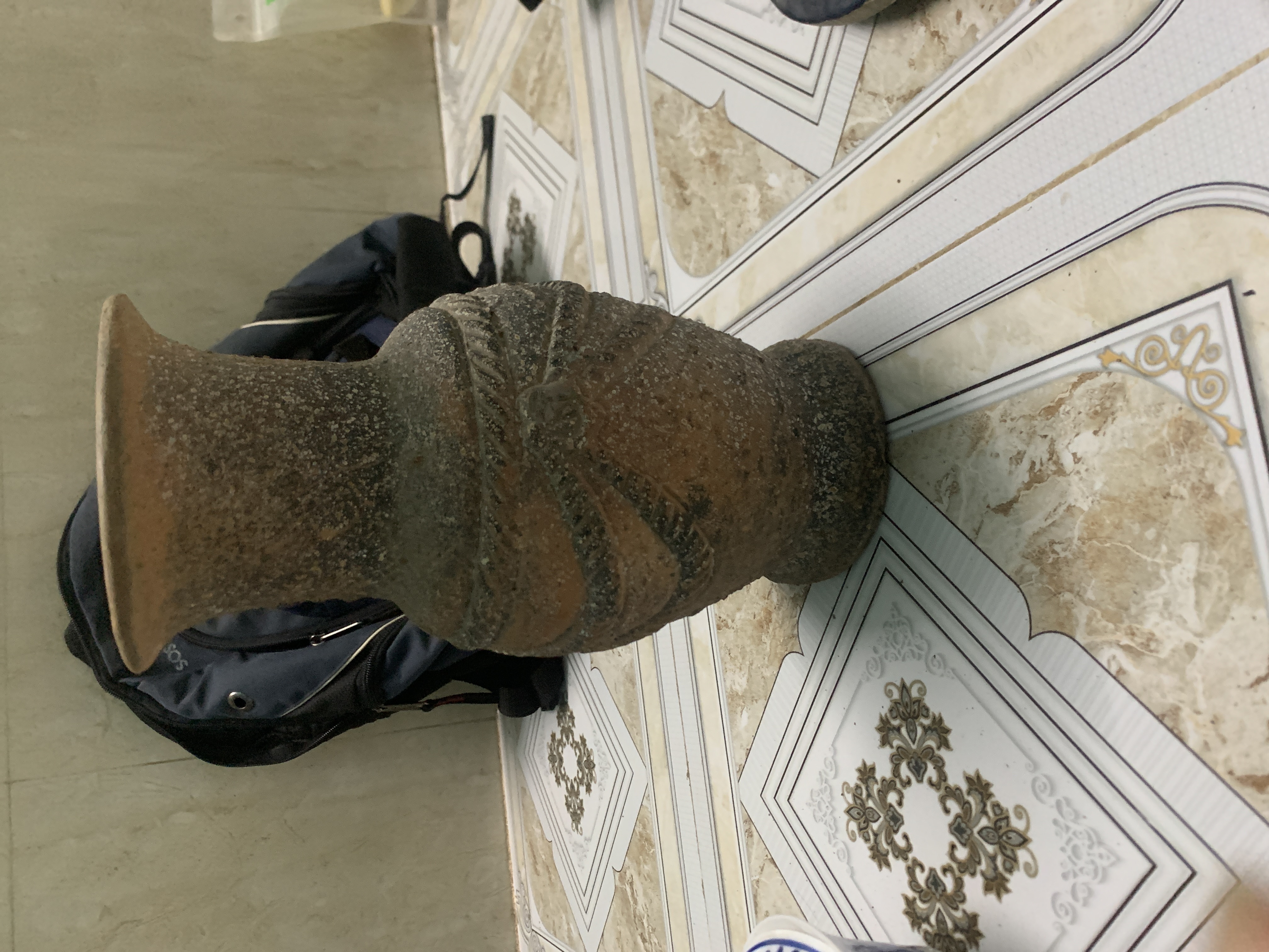 Archaeological Revival Terracotta Urn Vase