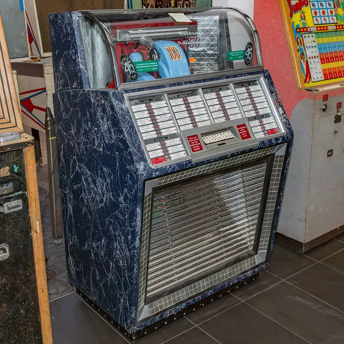 Mid-Century Modern Seeburg Select-O-Matic 100 M100B Jukebox thumbnail 2