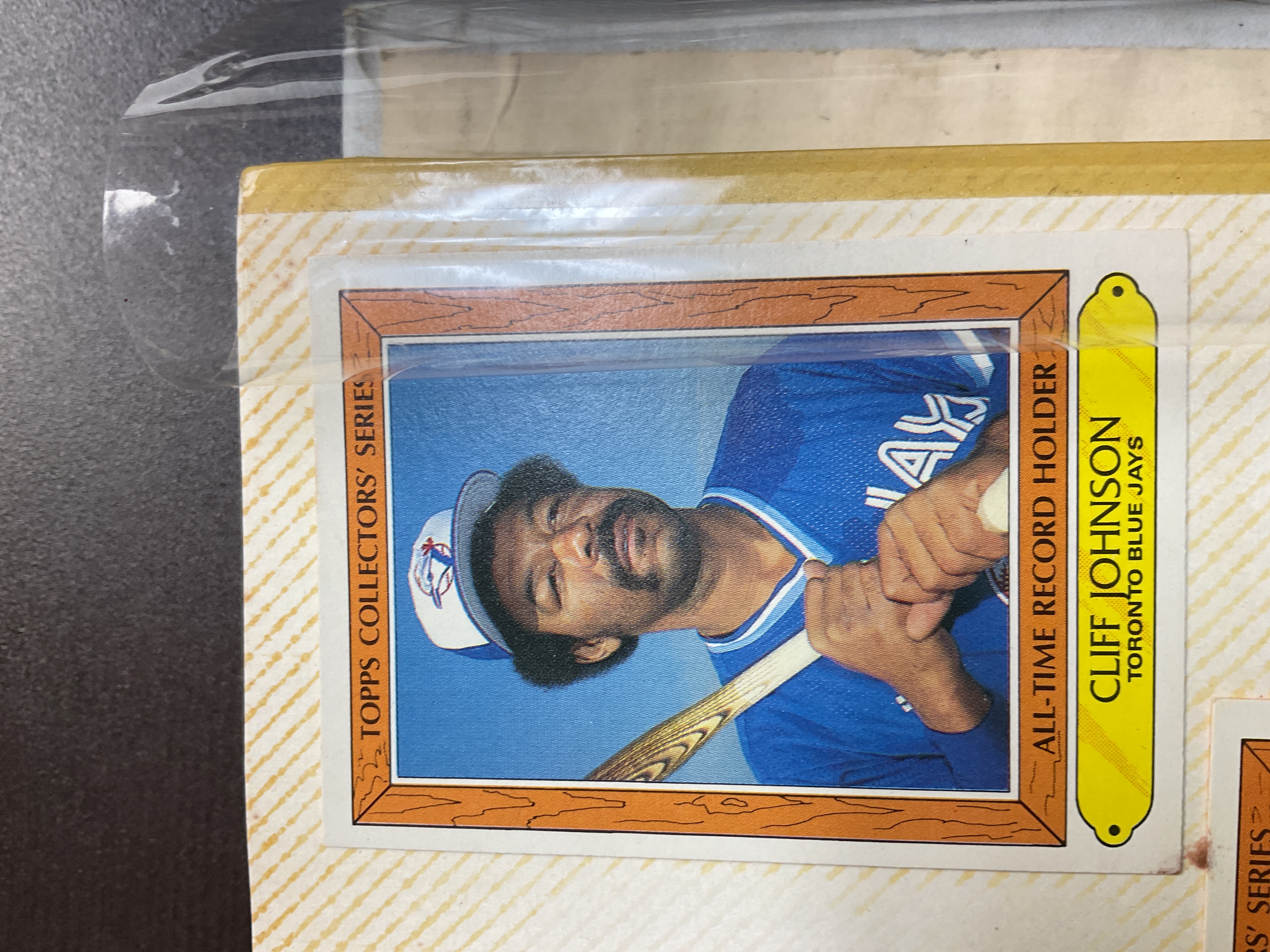 Topps Collectors' Series Cliff Johnson Toronto Blue Jays Baseball Card