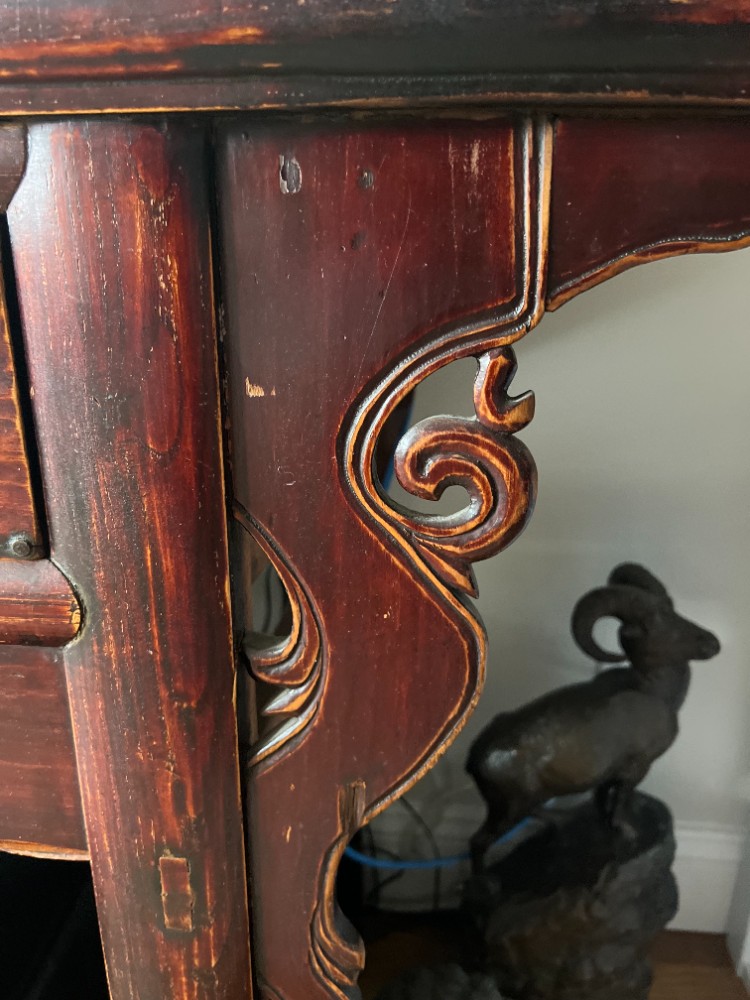 Chinese Qing Dynasty Style Hardwood Altar Table (Reproduction) thumbnail 2