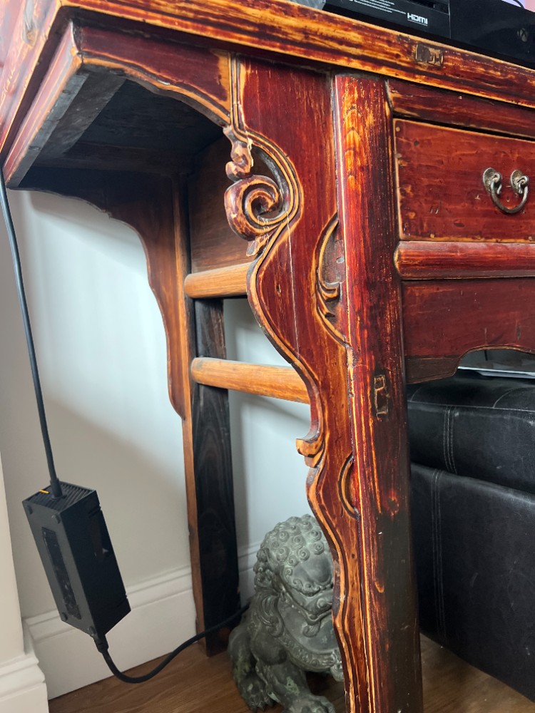 Chinese Qing Dynasty Style Hardwood Altar Table (Reproduction) thumbnail 3