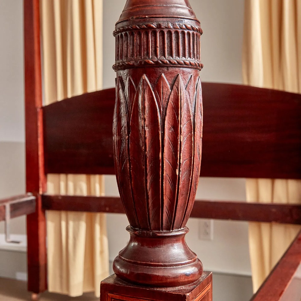 American Federal Period Mahogany Tester Canopy Bed thumbnail 3