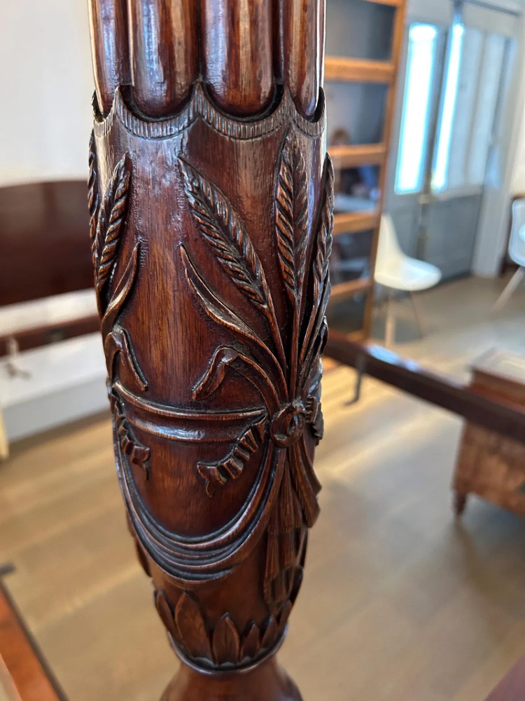 American Federal Period Mahogany Tester Canopy Bed thumbnail 5